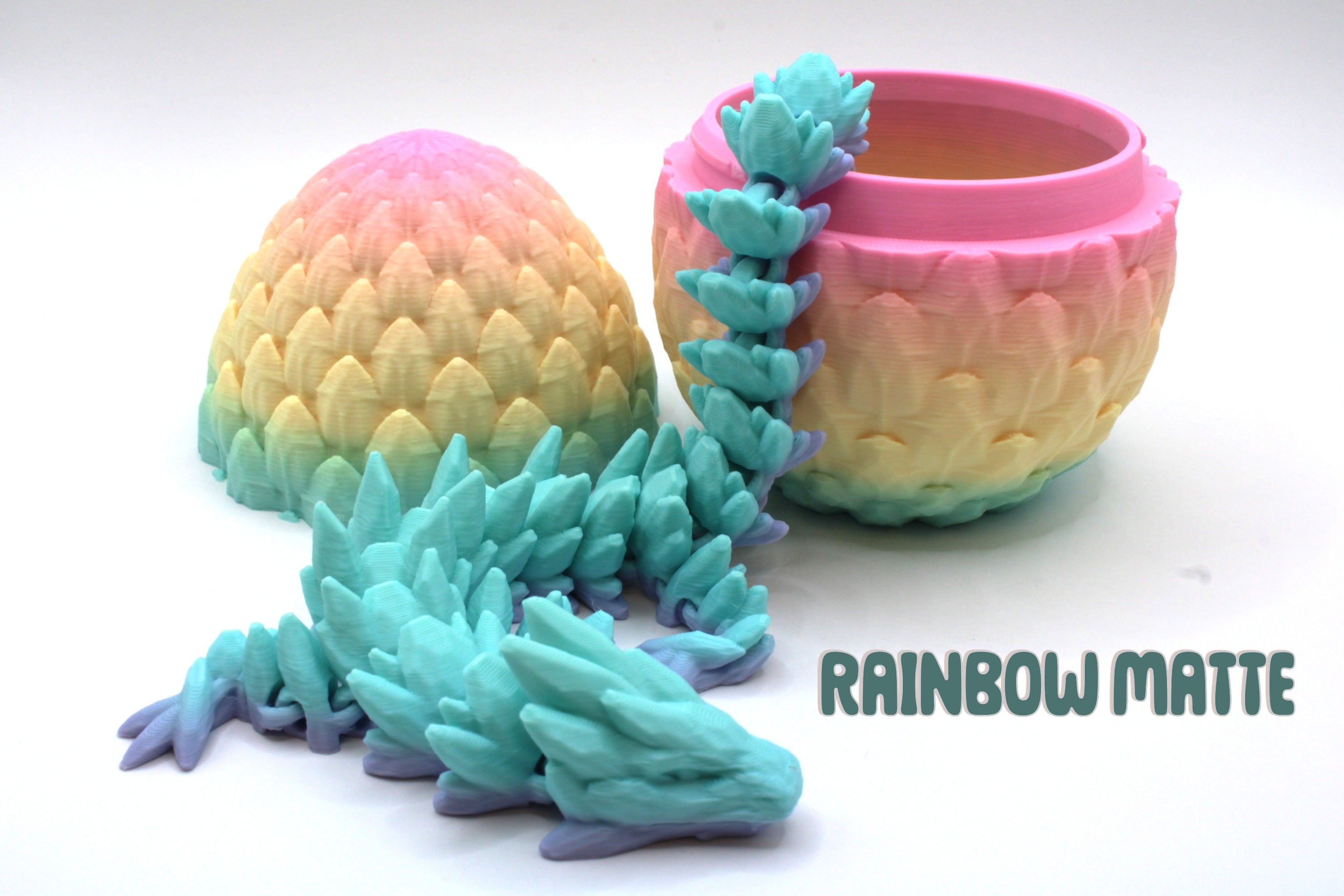 Gemstone Dragon & Egg Set - 3D Magic Maker
