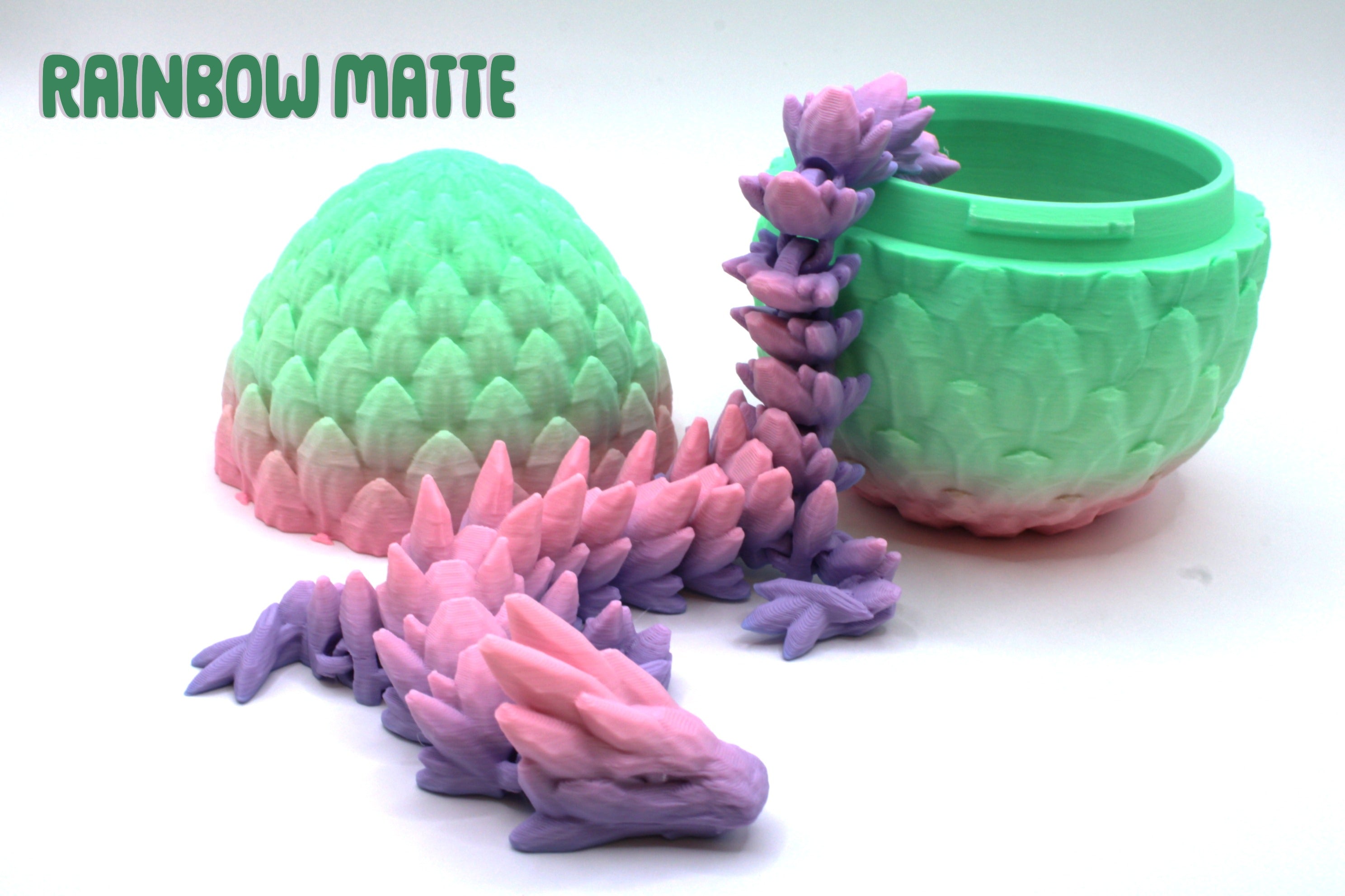Gemstone Dragon & Egg Set - 3D Magic Maker
