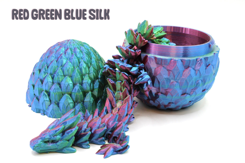 Gemstone Dragon & Egg Set - 3D Magic Maker
