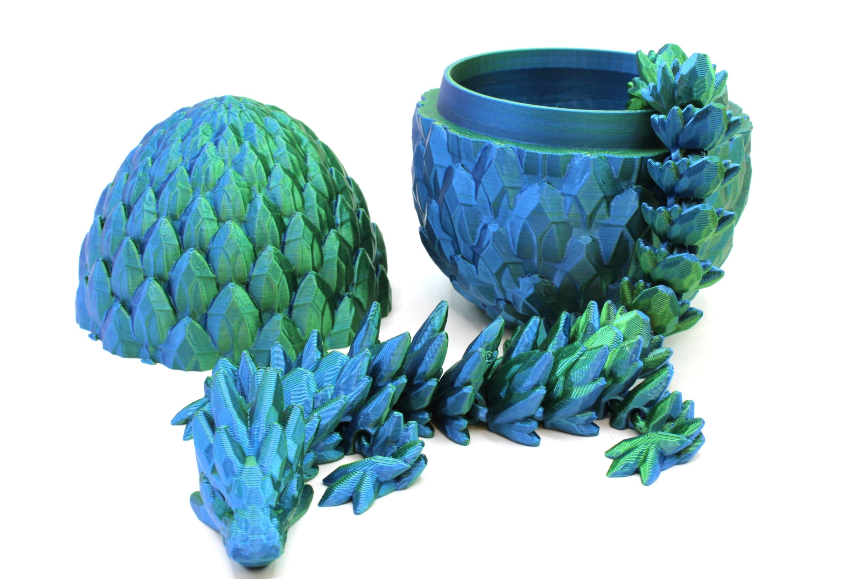 Gemstone Dragon & Egg Set - 3D Magic Maker